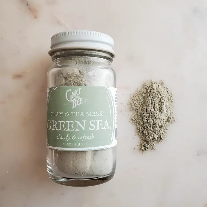 Black Magic Clay & Tea Mask - Green Sea Clay & Tea Mask - Pink Rose Clay & Tea Mask