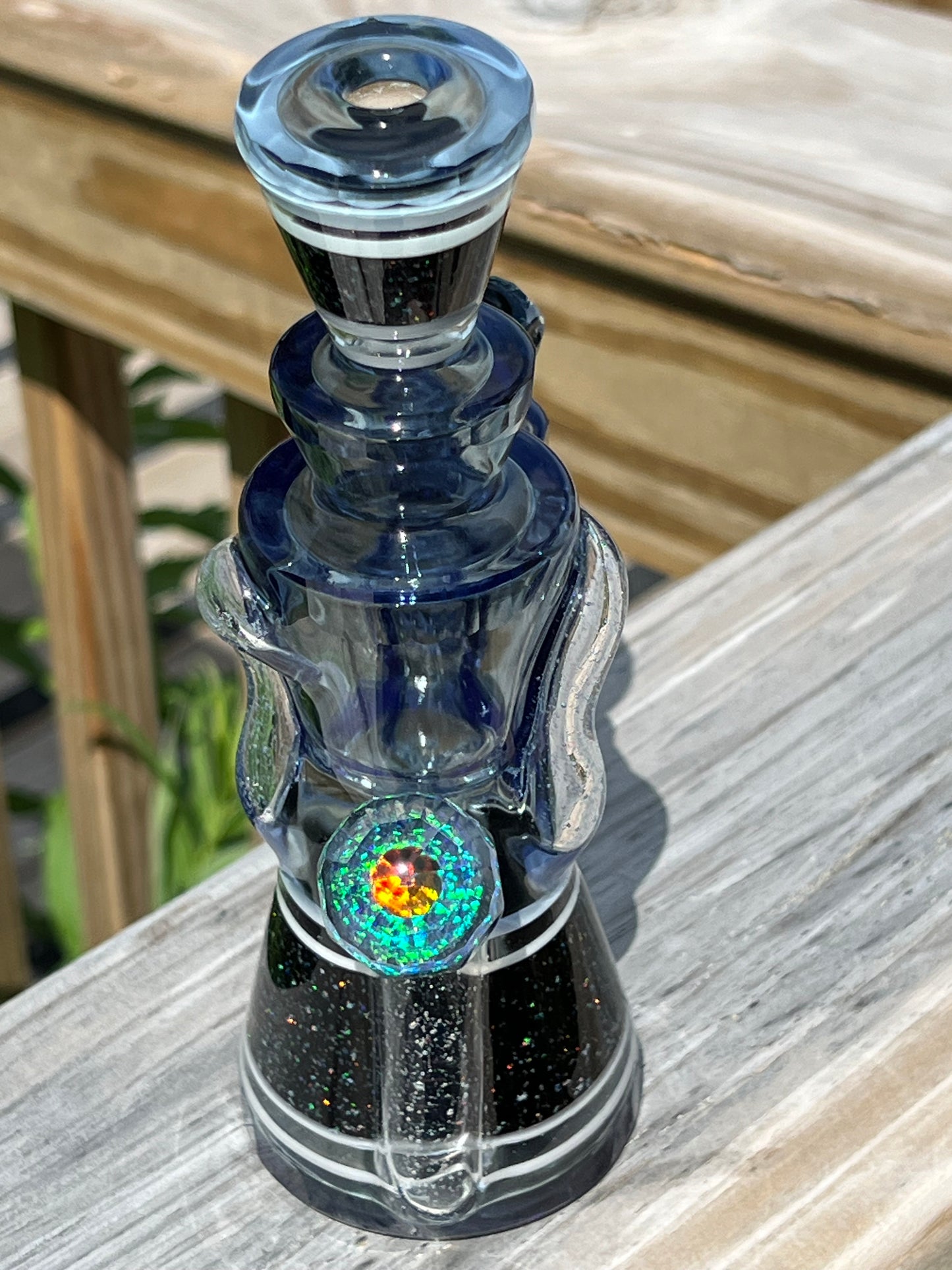 Justin Rycraft x Derek Boro Boy Collab Glass Art Oil Rig