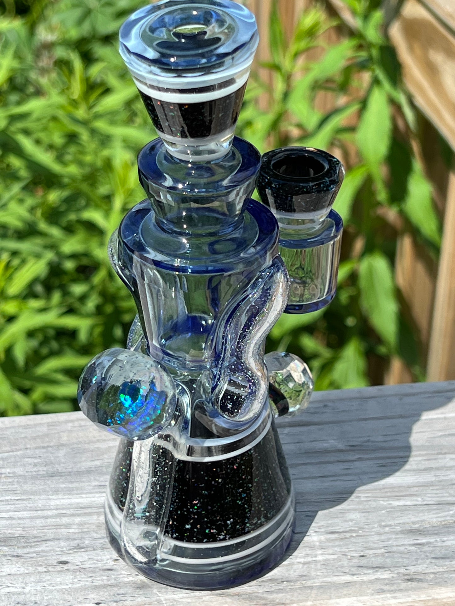Justin Rycraft x Derek Boro Boy Collab Glass Art Oil Rig