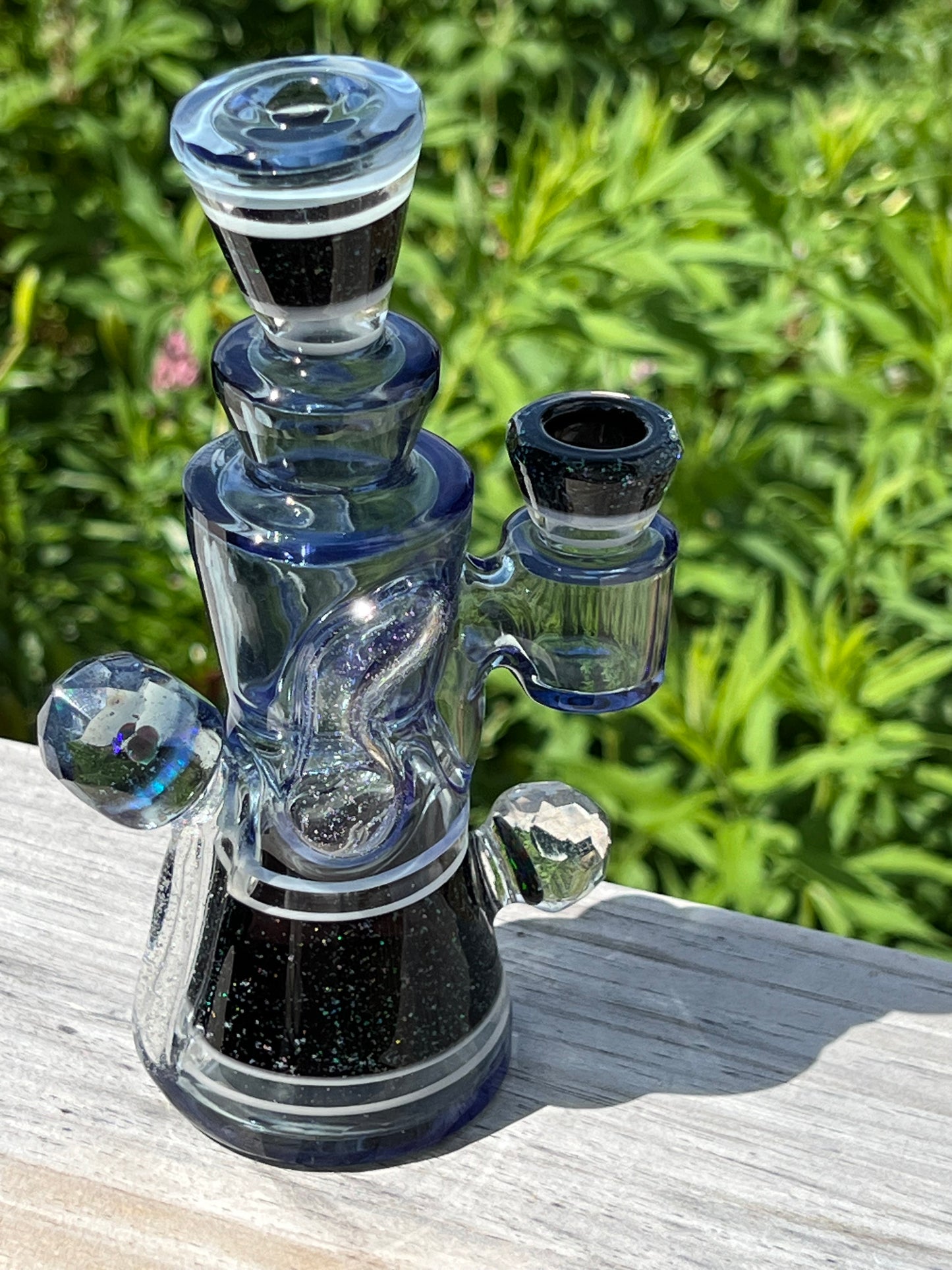 Justin Rycraft x Derek Boro Boy Collab Glass Art Oil Rig