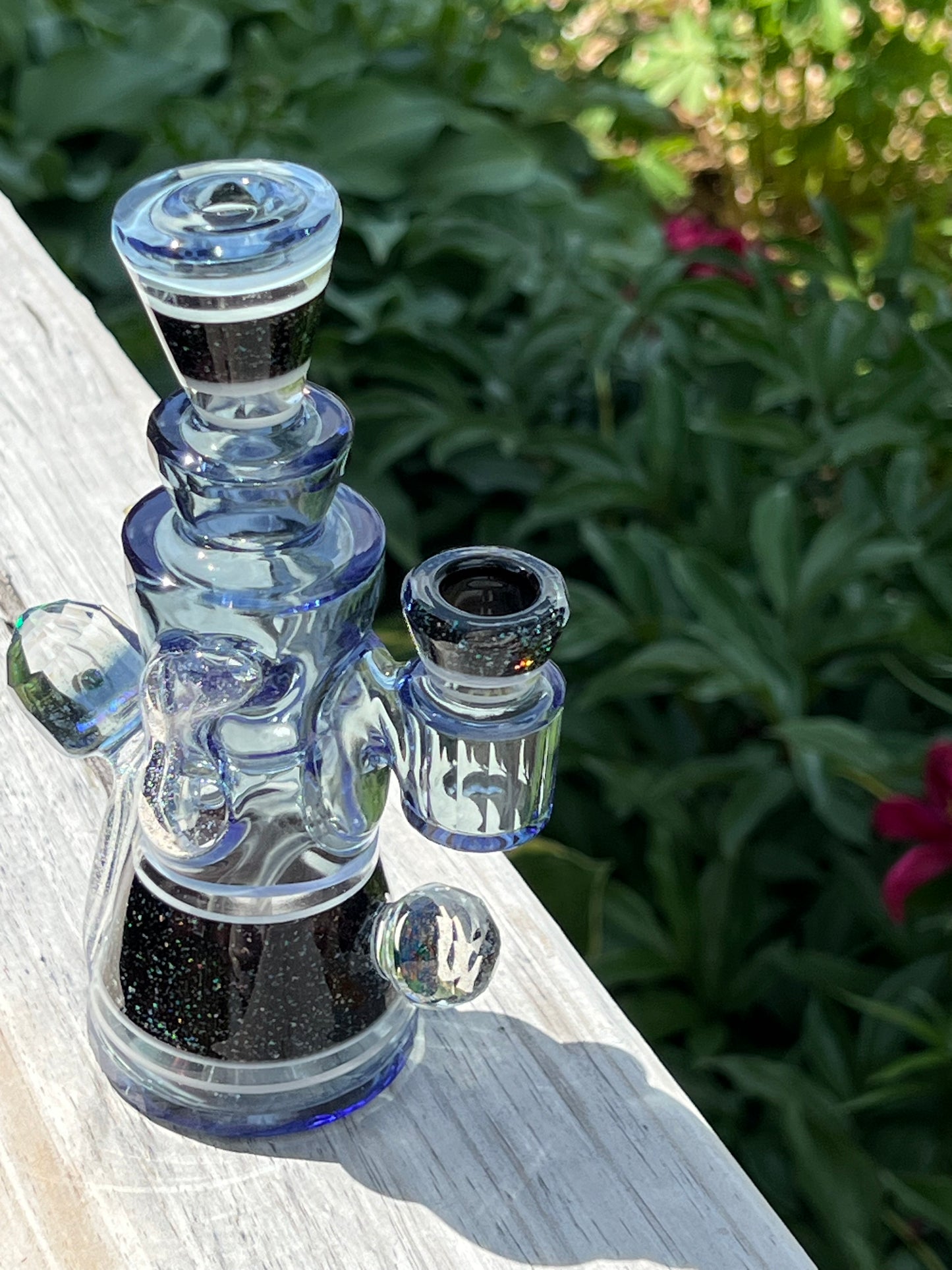 Justin Rycraft x Derek Boro Boy Collab Glass Art Oil Rig