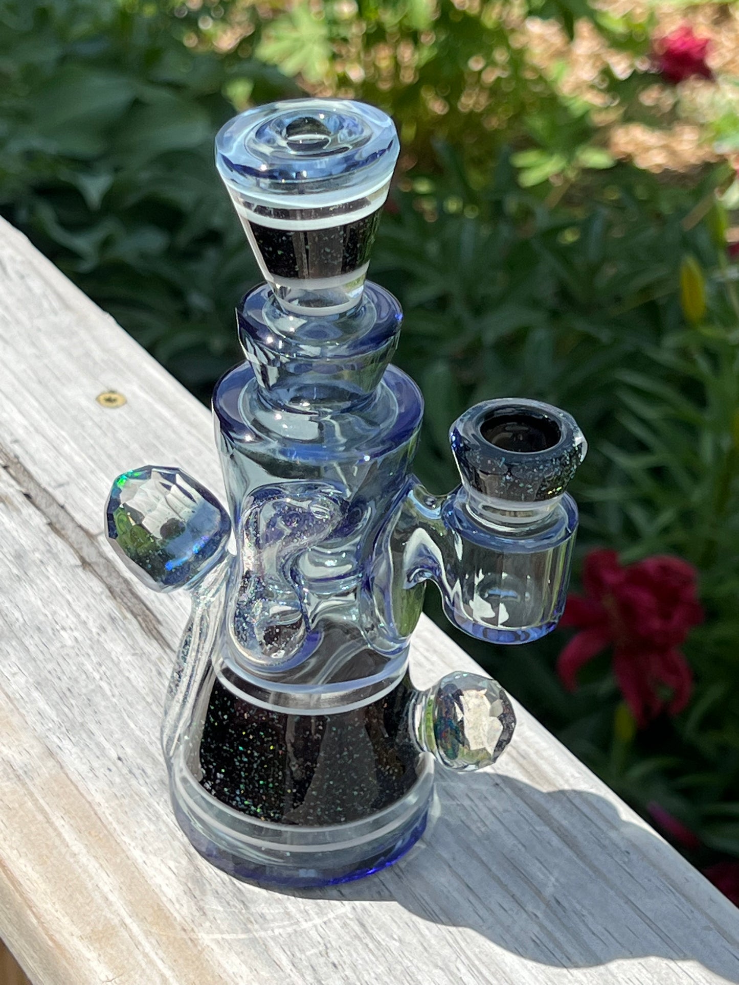 Justin Rycraft x Derek Boro Boy Collab Glass Art Oil Rig