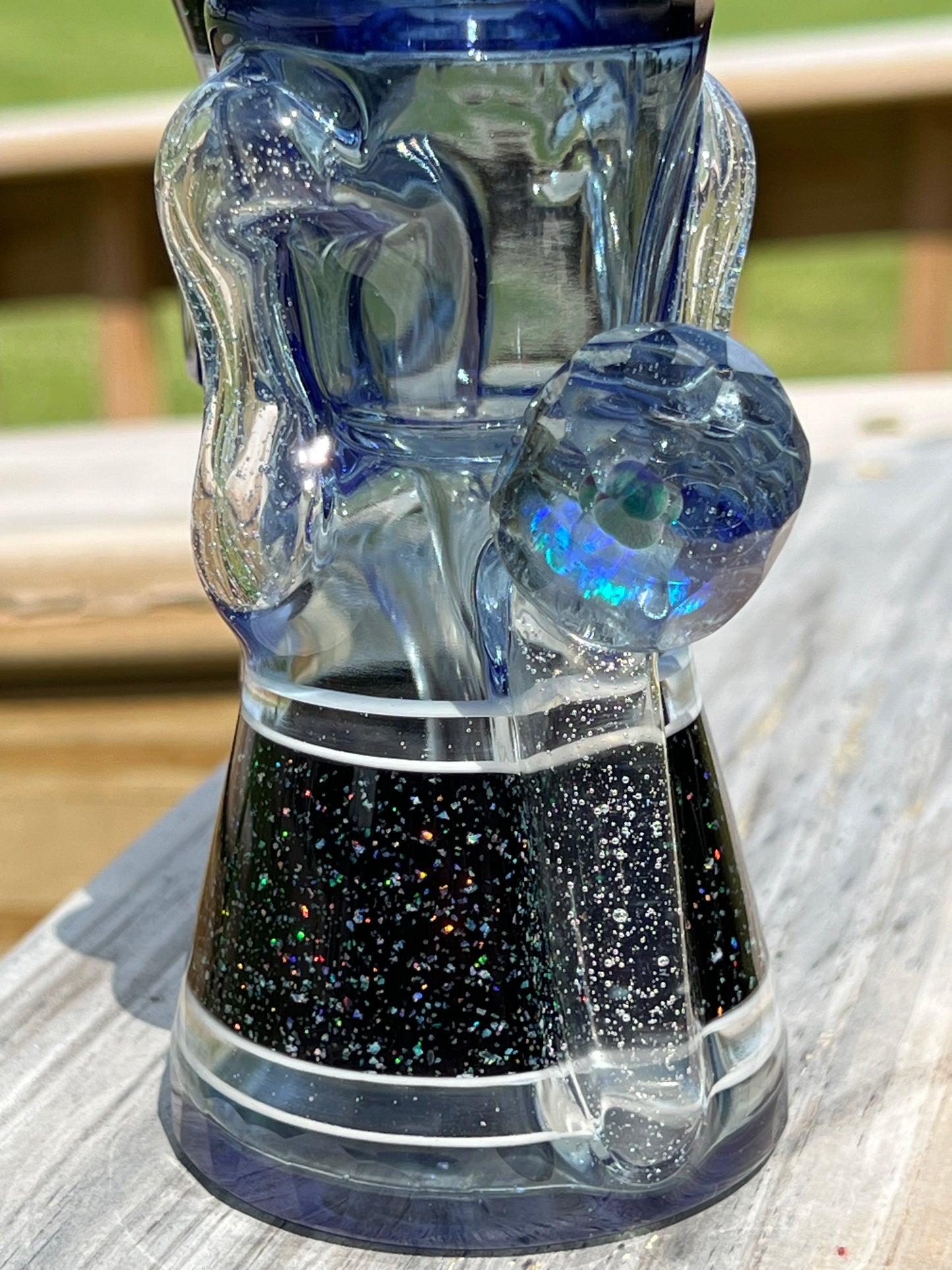 Justin Rycraft x Derek Boro Boy Collab Glass Art Oil Rig