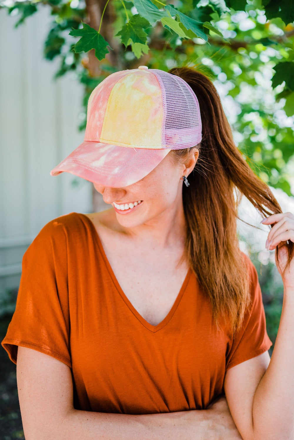 Modern Chic Kailey Tie-Dye Baseball Hats