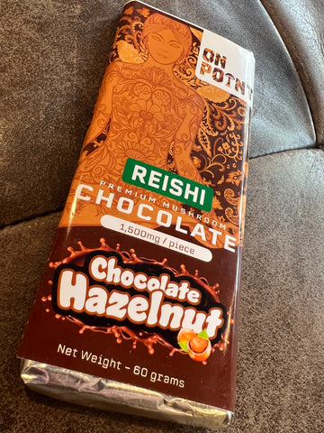 On Point - Reishi Chocolate Hazelnut Chocolate Bar