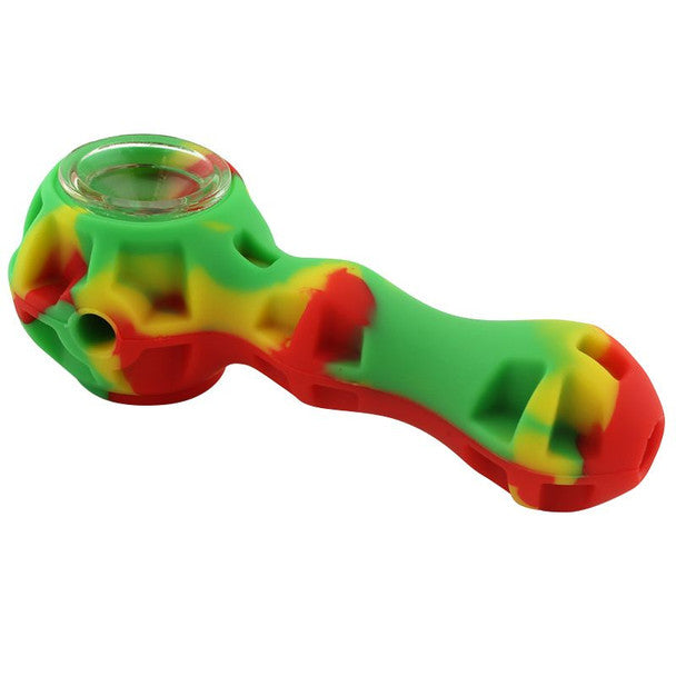 4" Silicone Hand Pipe W/ Tool