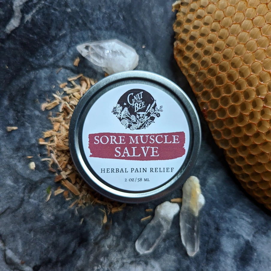 Gnat and Bee Sore Muscle Salve