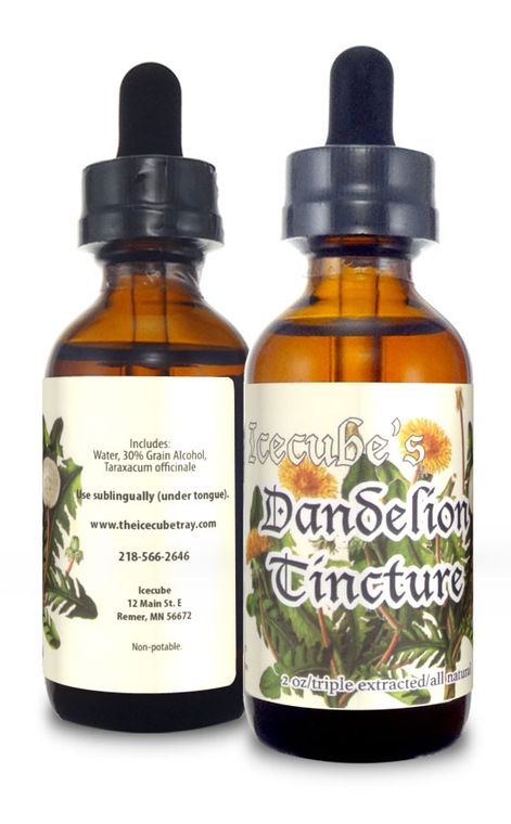 Icecube Herbals Dandelion Tincture 2oz