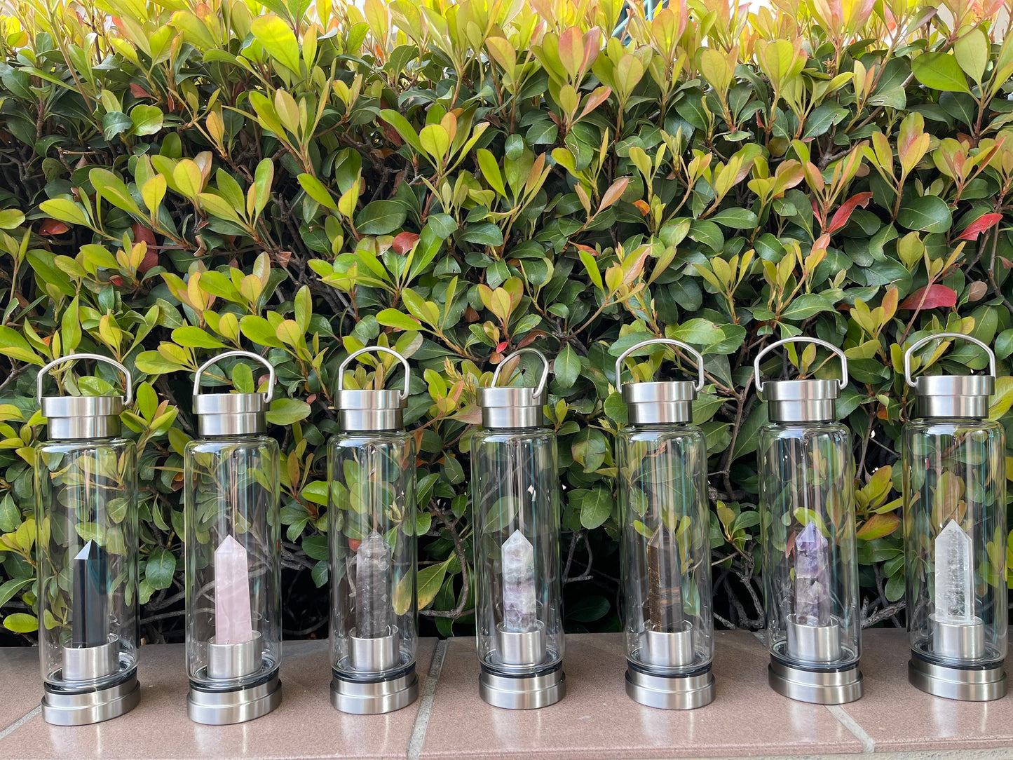 USA Crystal Water bottle Infuser for Healing. Made in USA, Ready to ship, Free Shipping, Gemstone Water Bottle, Crystal Water Bottle
