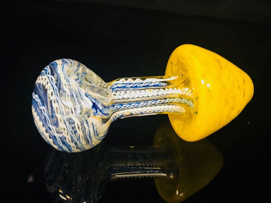 4" Vivid MUSHROOM MOUTH HAND PIPE