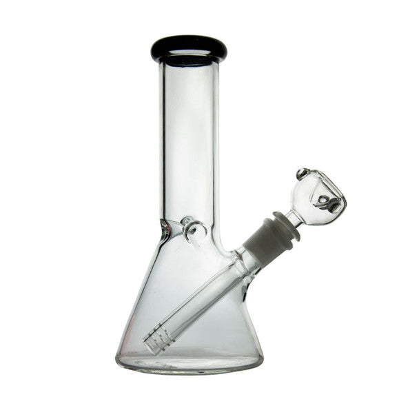 5mm thick 8" Colored Rim Beaker Base w/ Ice Pinch