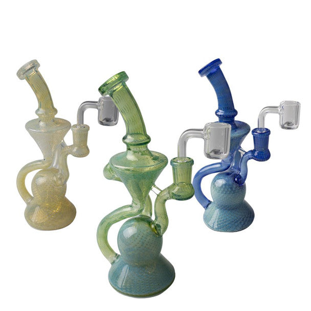 8.5" Heavy Fumed Bubble Tornado Recycler