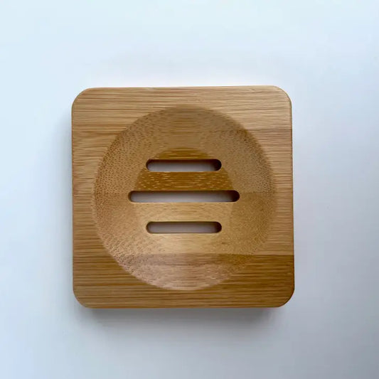 Bamboo Tray For Soap, Shower Steamers & More *Square