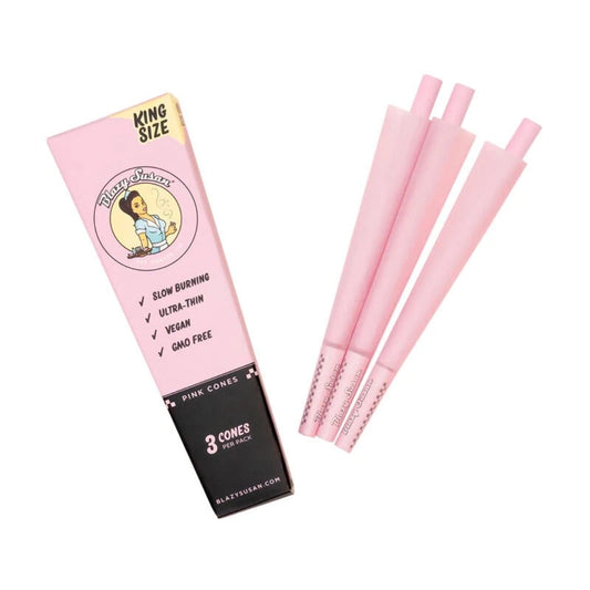 Blazy Susan King Size Pink Cones - 3 Cones per pack