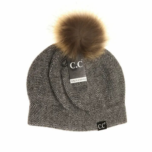 C.C Exclusive - Black Label Special Edition Tweed Knit Beanie