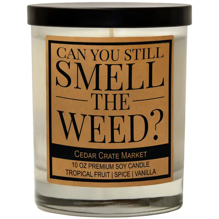 Cedar Crate Can You Still Smell the Weed Kraft Candle