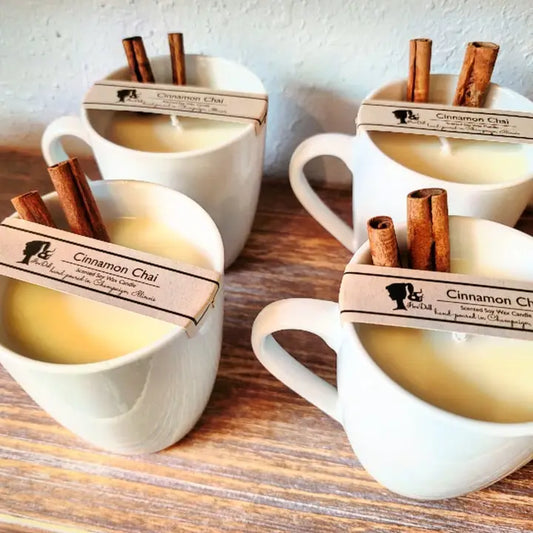 Cinnamon Chai Mug candle