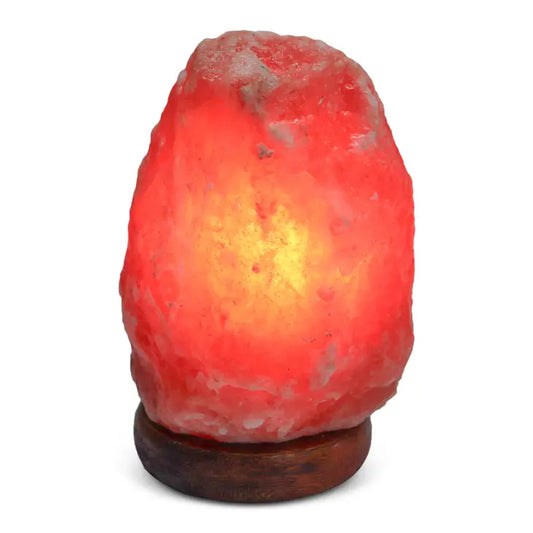 Dark Red Himalayan Salt Lamp 3-5lbs.