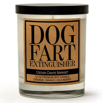 Cedar Crate Dog Fart Extinguisher Funny Candles For Dog Lovers