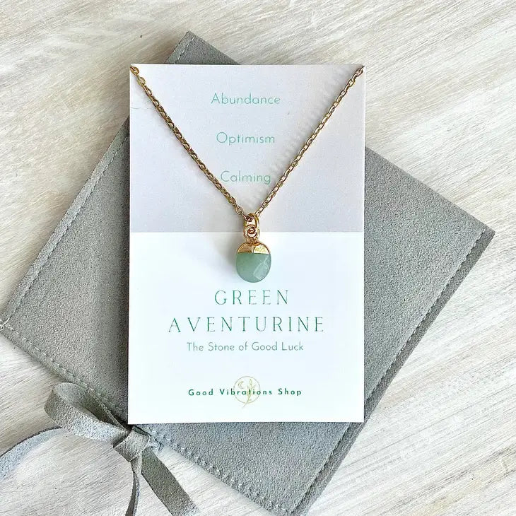 Good Vibrations Green Aventurine necklace