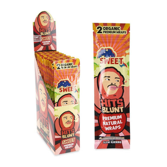 Hits Blunt Organic Premium Hemp Wraps 2PK Sweet