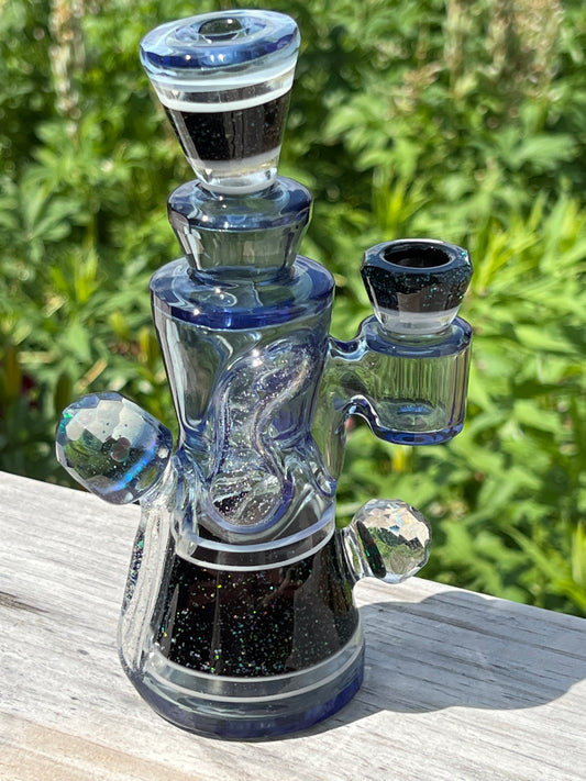 Justin Rycraft x Derek Boro Boy Collab Glass Art Oil Rig