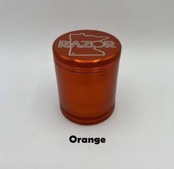 MN LEGIT Razor 6-pc Grinder 63MM Orange