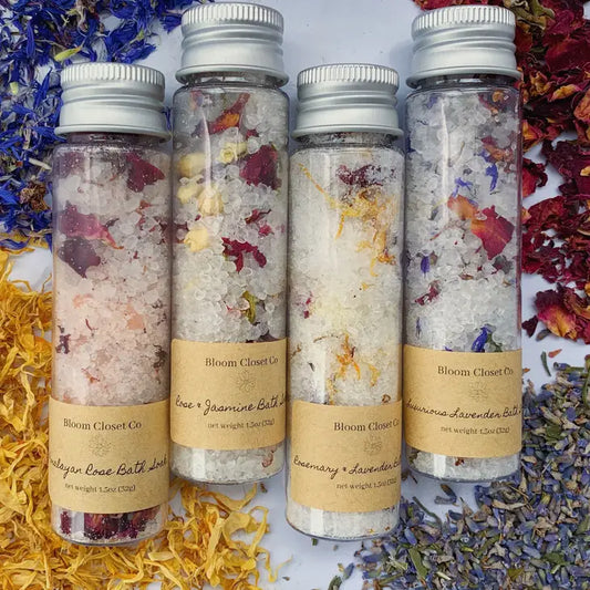 Bath Soaking Salts- Mini Tube Assorted scents