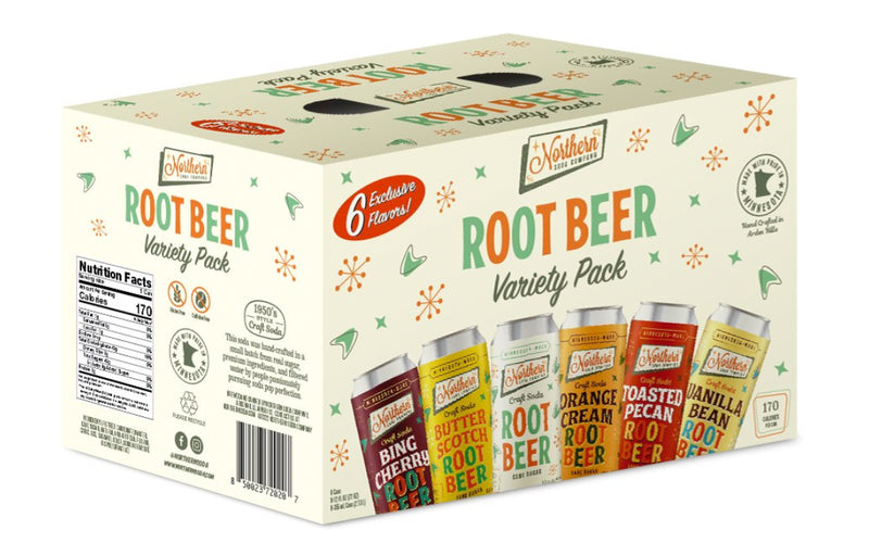 Northern Soda Root Beer Variety Pack