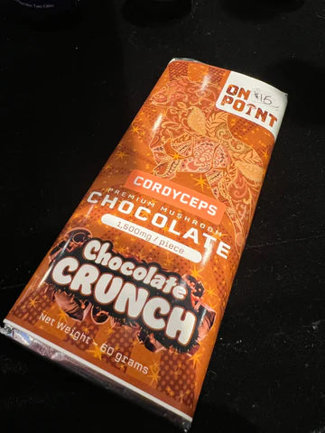 On Point - Cordyceps Chocolate Crunch Chocolate Bar