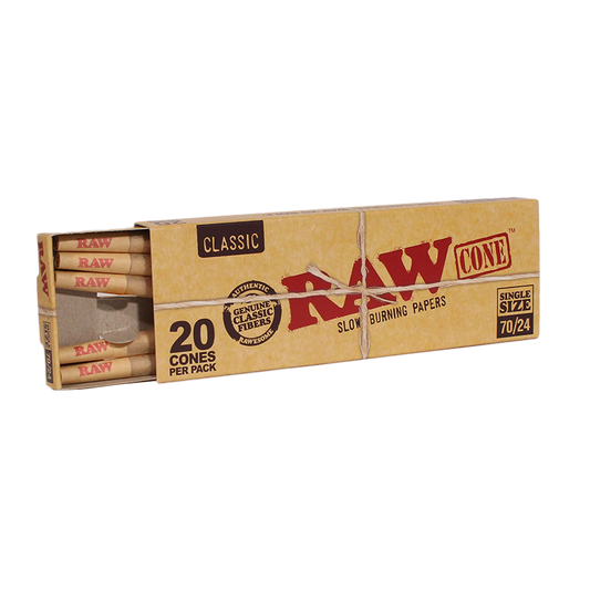 RAW Classic 70/24 Size Cones - 20ct Box