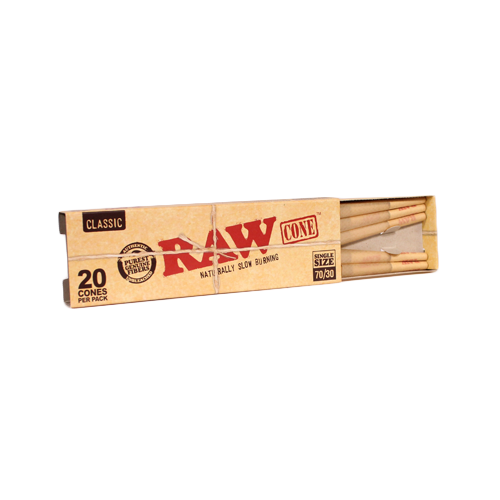 RAW Classic 70/30 Size Cones - 20ct Box
