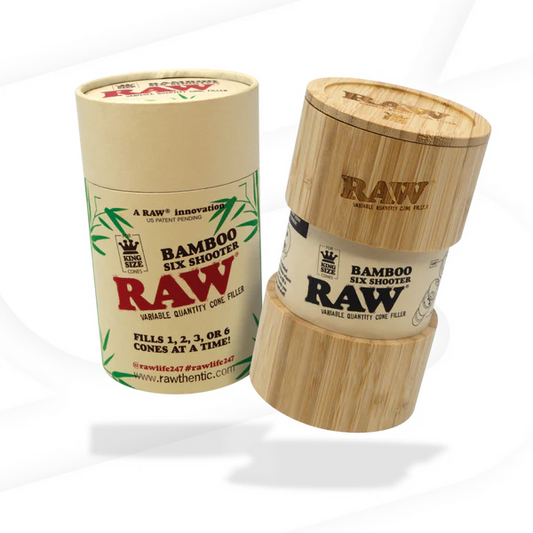 RAW Bamboo Six Shooter King Size Cone Filler