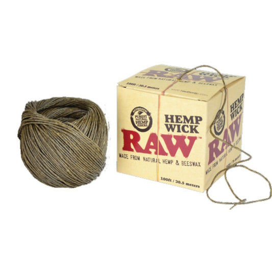 RAW Hemp Wick Ball – 100ft