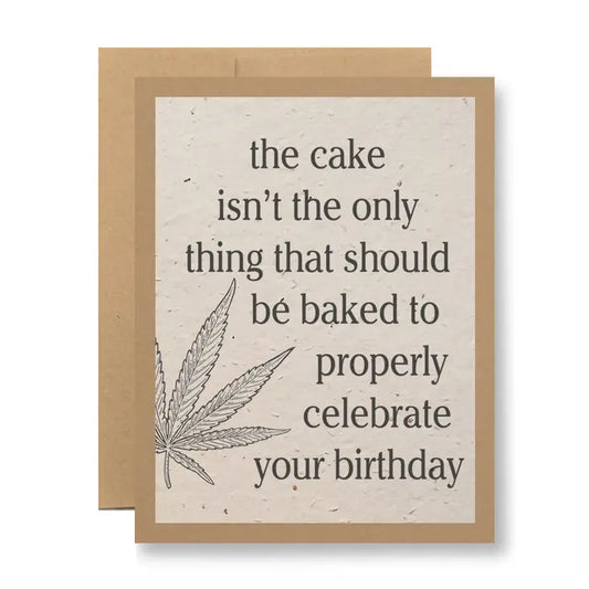 Seedy Cards - Eco Kraft - Should be baked