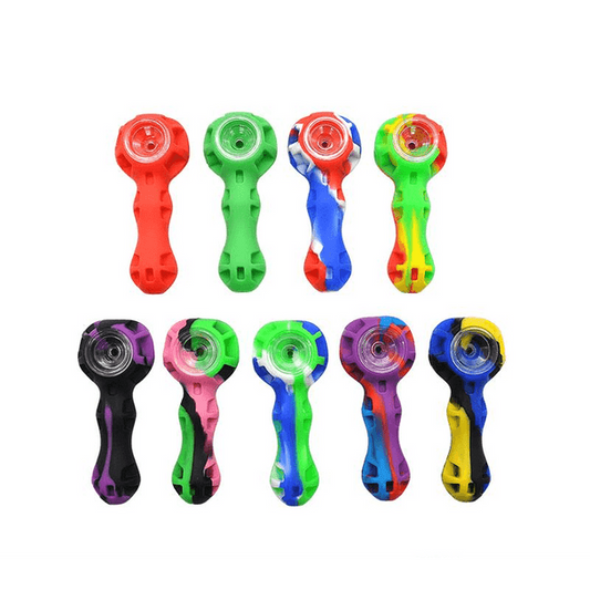 4" Silicone Hand Pipe W/ Tool