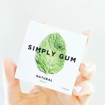 Simply Peppermint Natural Chewing Gum