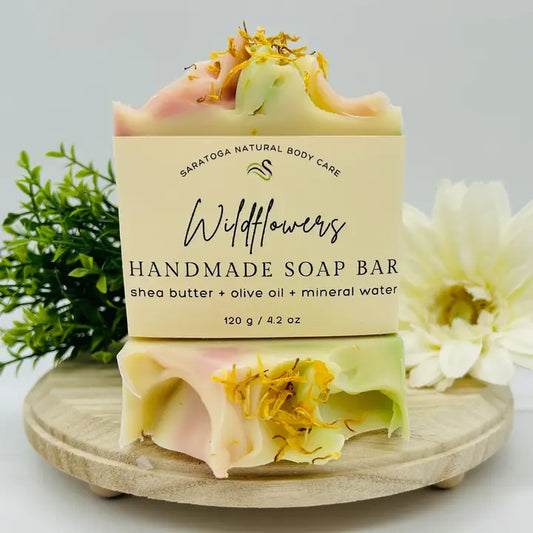 Saratoga Natural Wildflowers Handmade Soap Bar