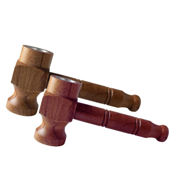 Wooden Hammer Pipe