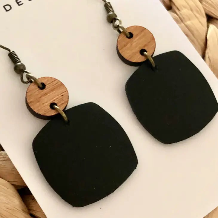 Olivia Keri Designs Earrings Nora-Black