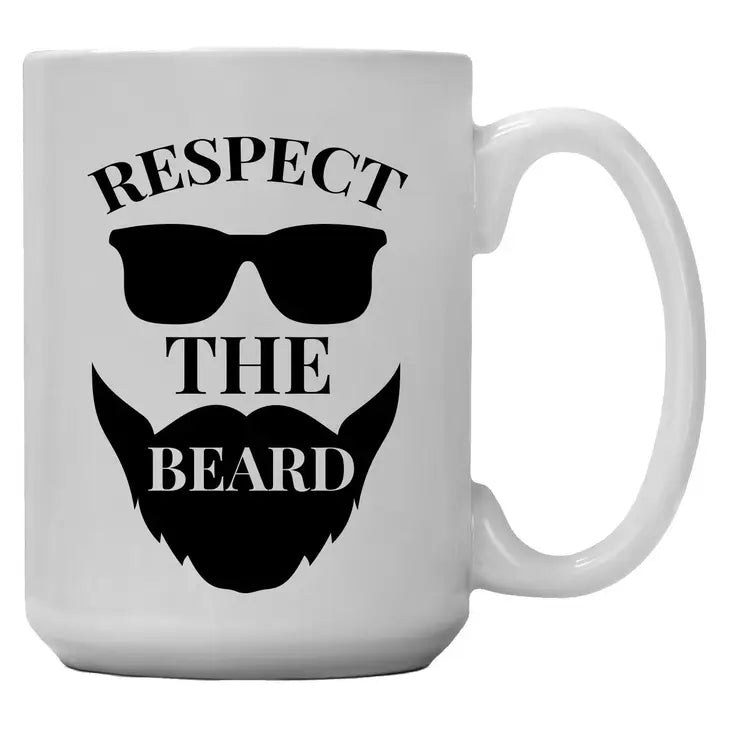 Respect The Beard coffee mug