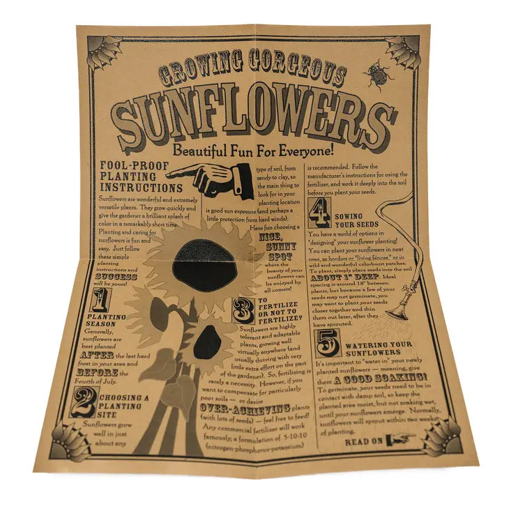 Giant Sunflowers| Flower Seed Grow Kit