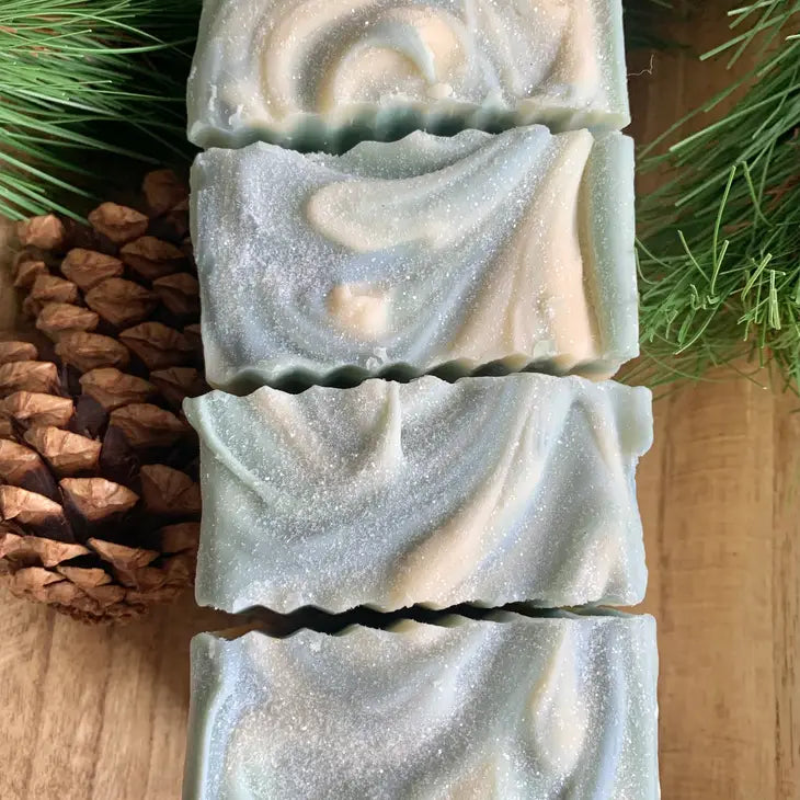 Burlap Soap Co.- Winter Wonderland Goats Milk Soap