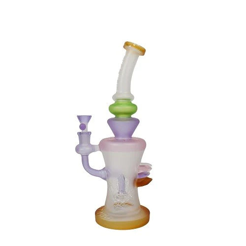 12.5" Frosted Crystal Water Pipe