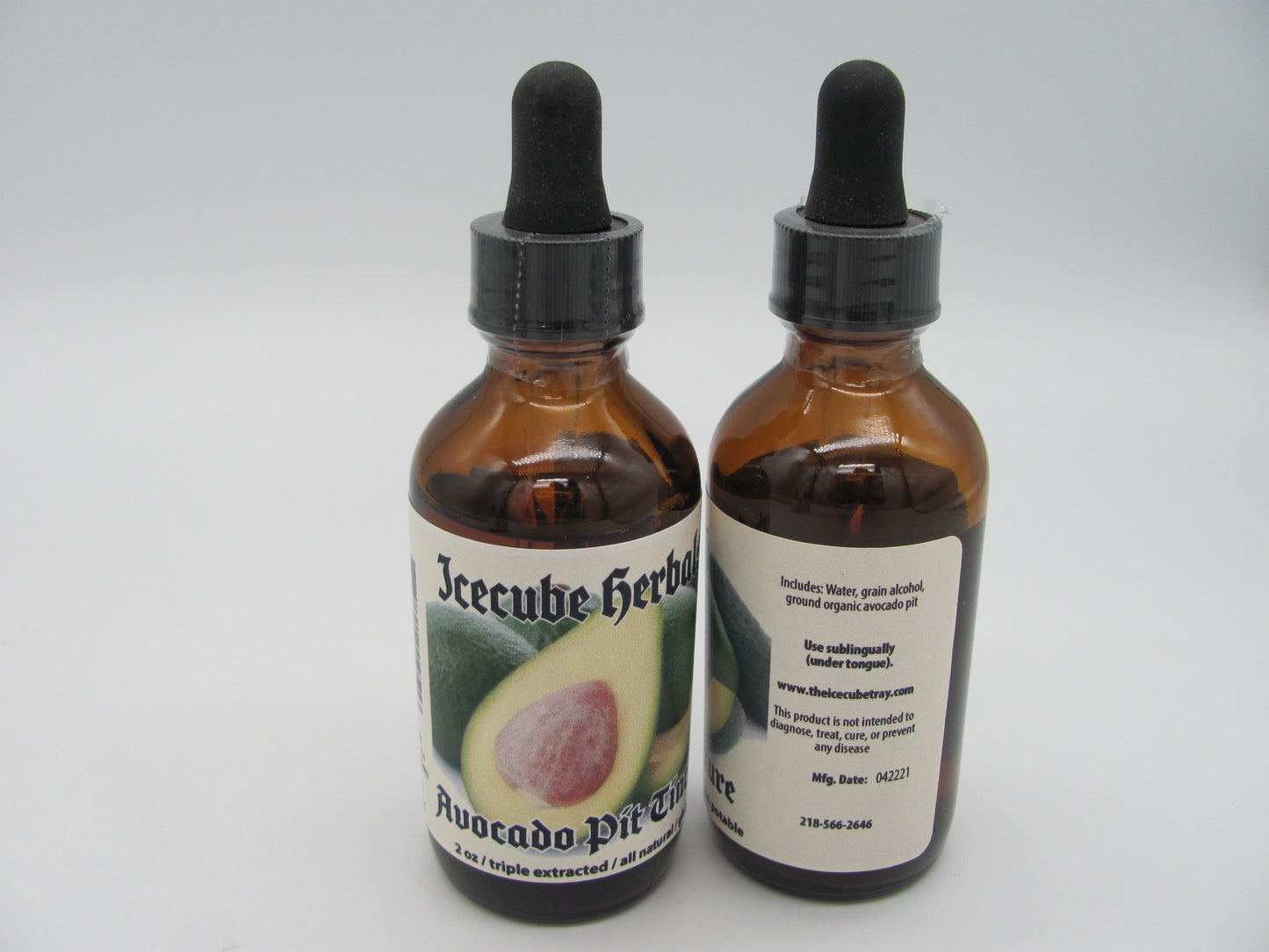 Icecube Herbals Avocado Pit Tincture 2 oz