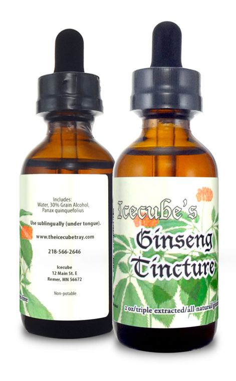 Icecube Herbals Ginseng Tincture