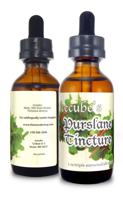 Icecube Herbals Purslane Tincture 2oz.