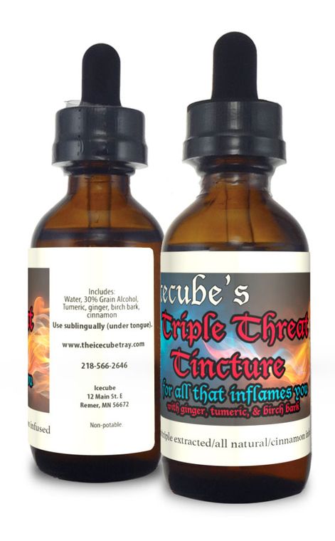 Icecube Herbals Triple Threat Tincture 2 oz