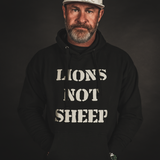 Lions Not Sheep OG Black Hoodie