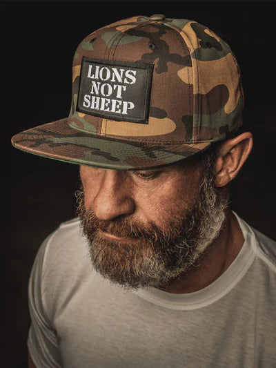 Lions Not Sheep - OG Trucker Hat Camo